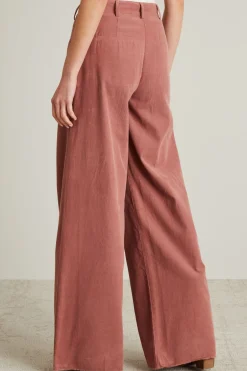 Pantaloni in velluto a coste - Rosa Antico