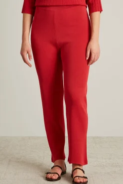 Pantaloni in viscosa - Rosso