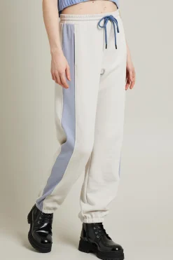 Pantaloni jogger con polsino - Ghiacchio Azzuro Polvere