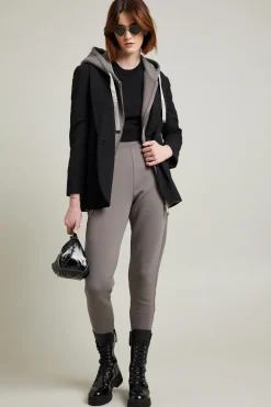 Pantaloni jogger con polsino - Grigio Scuro