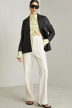 Pantaloni jogger in jersey - Avorio