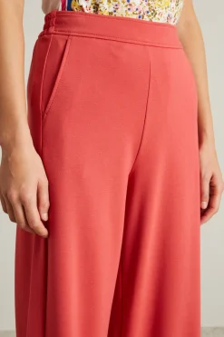 Pantaloni jogger in jersey - Corallo