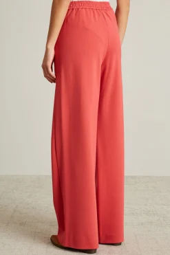Pantaloni jogger in jersey - Corallo