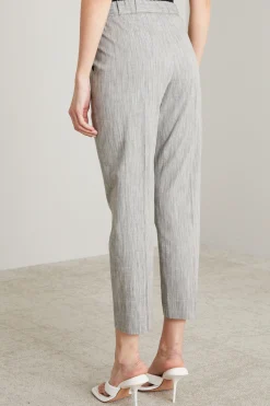 Pantaloni melange lamè - Grigio