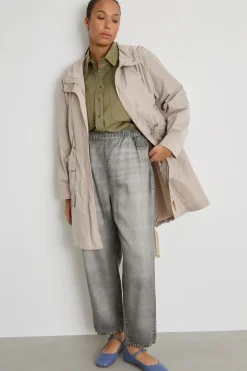 Parka in taffetà antigoccia - Beige