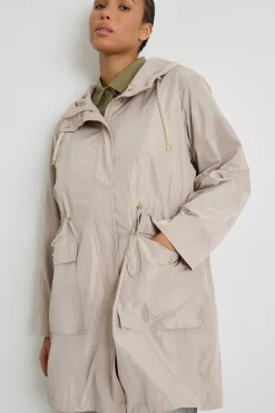 Parka in taffetà antigoccia - Beige