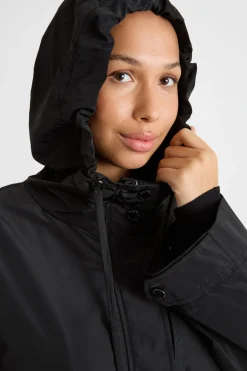 Parka in taffetà antigoccia - Nero