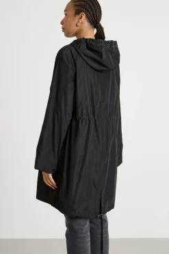 Parka in taffetà antigoccia - Nero