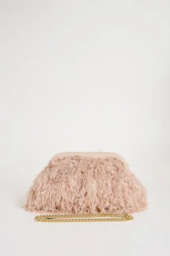 Pochette a frange - Rosa