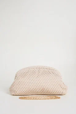 Pochette a rete - Beige