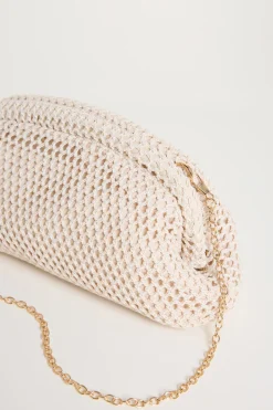 Pochette a rete - Beige
