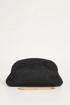 Pochette a rete - Nero