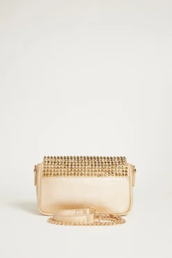 Pochette con strass - Oro