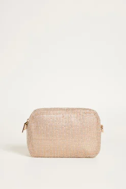 Pochette con strass - Oro