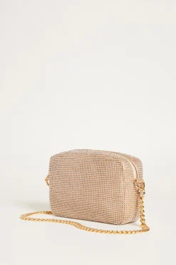 Pochette con strass - Oro