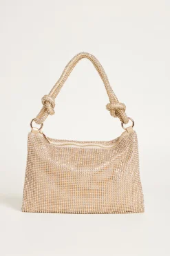 Pochette con strass - Oro