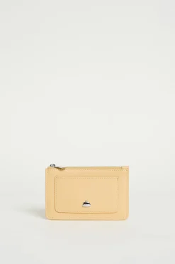 Portacarte in pelle - Beige