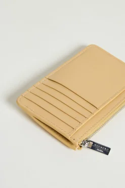Portacarte in pelle - Beige