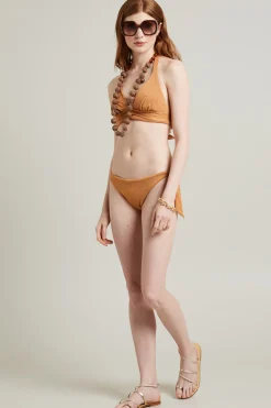 Reggiseno mare lamè - Arancione
