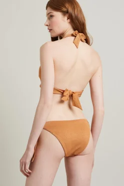 Reggiseno mare lamè - Arancione