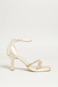 Sandali con strass - Oro