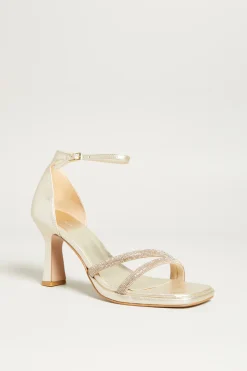 Sandali con strass - Oro
