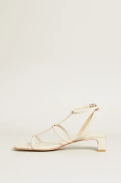 Sandali con tacco - Beige Chiaro