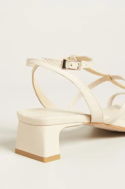 Sandali con tacco - Beige Chiaro