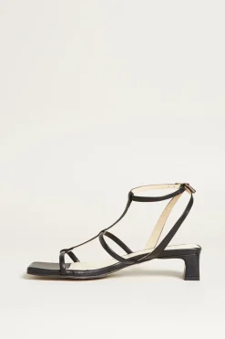 Sandali con tacco - Nero