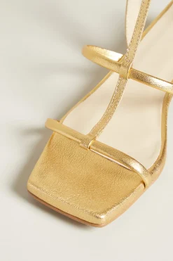 Sandali con tacco - Oro