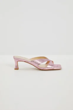 Sandali laminati - Rosa