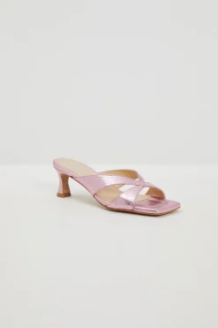 Sandali laminati - Rosa