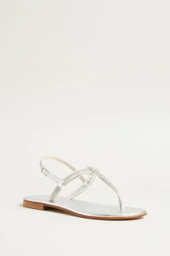 Sandali con strass - Argento
