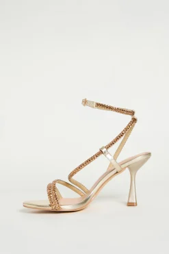 Sandali con strass - Oro