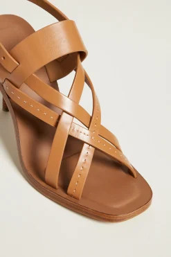 Sandali in pelle - Cuoio