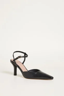 Sandali in pelle - Nero