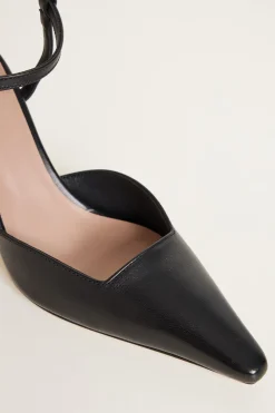 Sandali in pelle - Nero