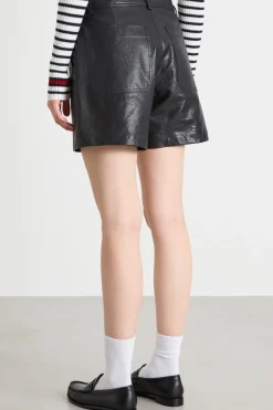 Short con tasche - Nero