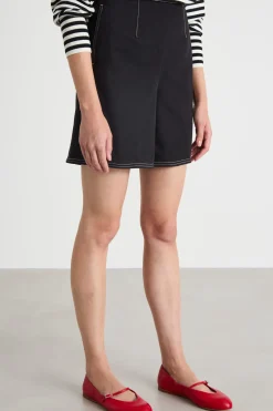 Shorts con tasche - Nero