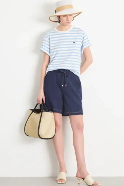 Shorts in felpa - Blu