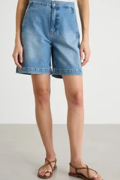 Shorts in jeans - Azzurro