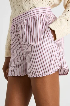 Shorts in taffetà - Rosa