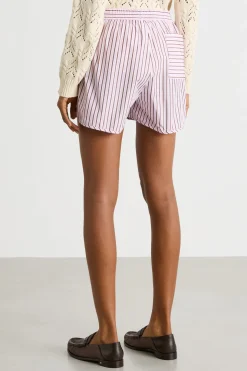 Shorts in taffetà - Rosa