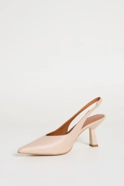 Slingback in pelle - Rosa