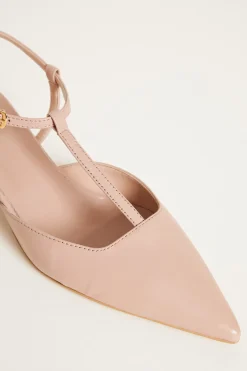 Slingback T-bar - Rosa
