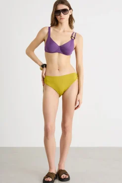 Slip mare con coulisse in jersey - Verde