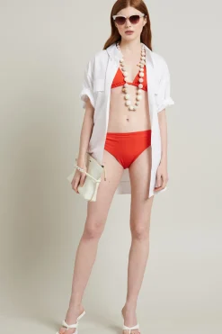 Slip mare in jersey - Rosso