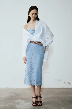 Slip top fluido - Azzurro