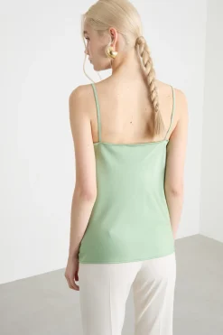 Slip top fluido - Verde