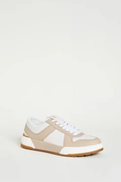 Sneaker in pelle - Bianco Beige